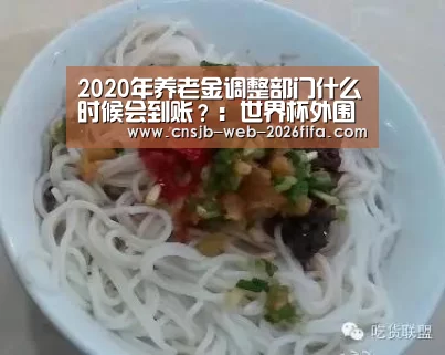 2020年养老金调整部门什么时候会到账?:世界杯外围买球(图3) 世界杯外围买球